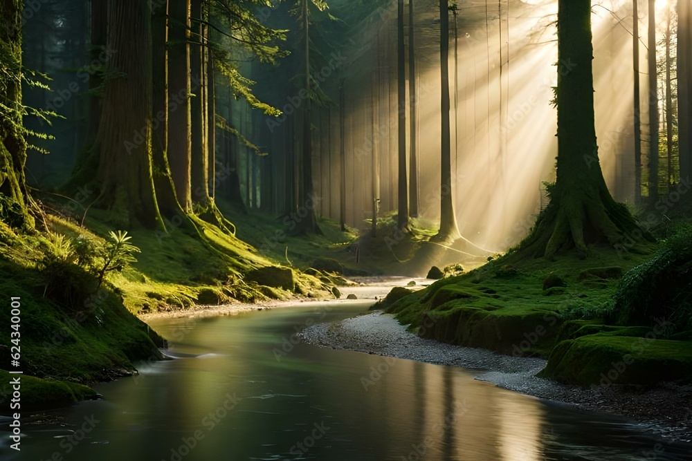 waterfall in the forest