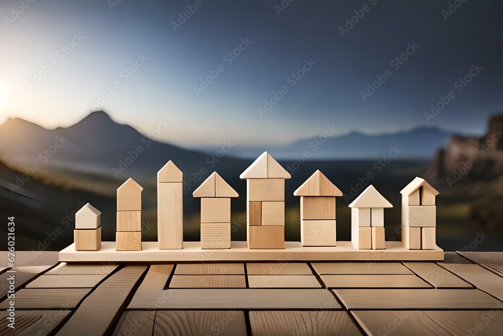 wooden house in the mountains