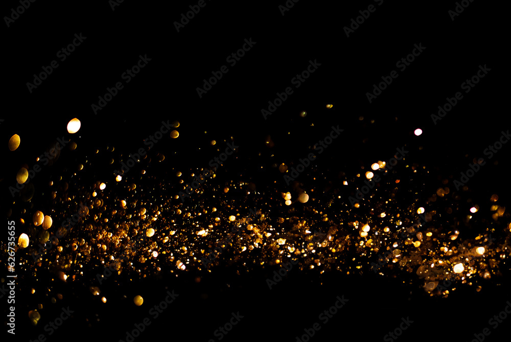 Bokeh Abstract Background with Glitter Lights. Blurred Soft vintage colored.