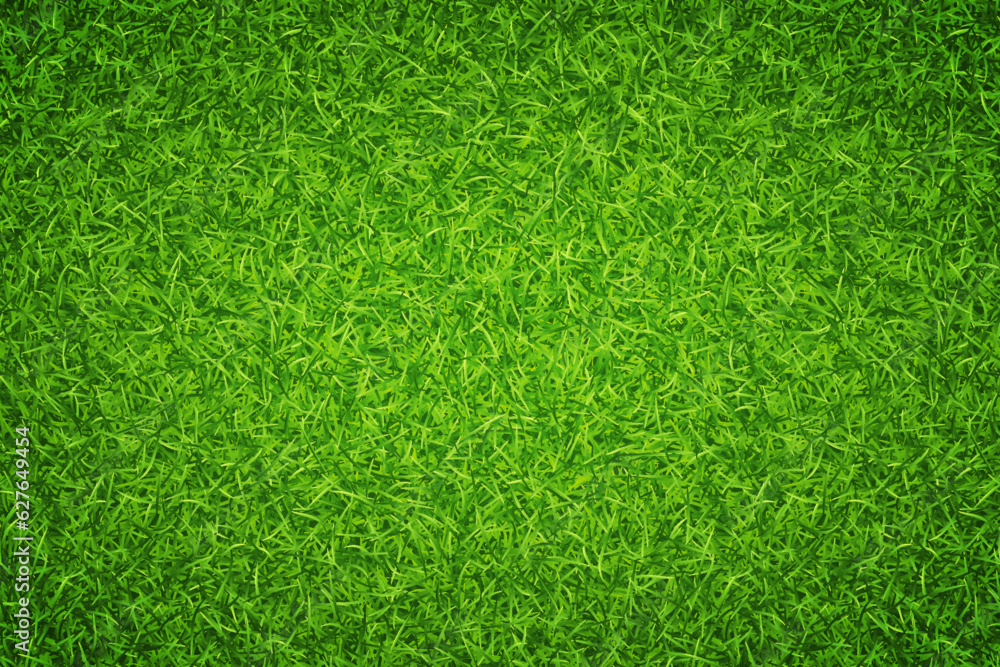 Lawn green grass background. Vector