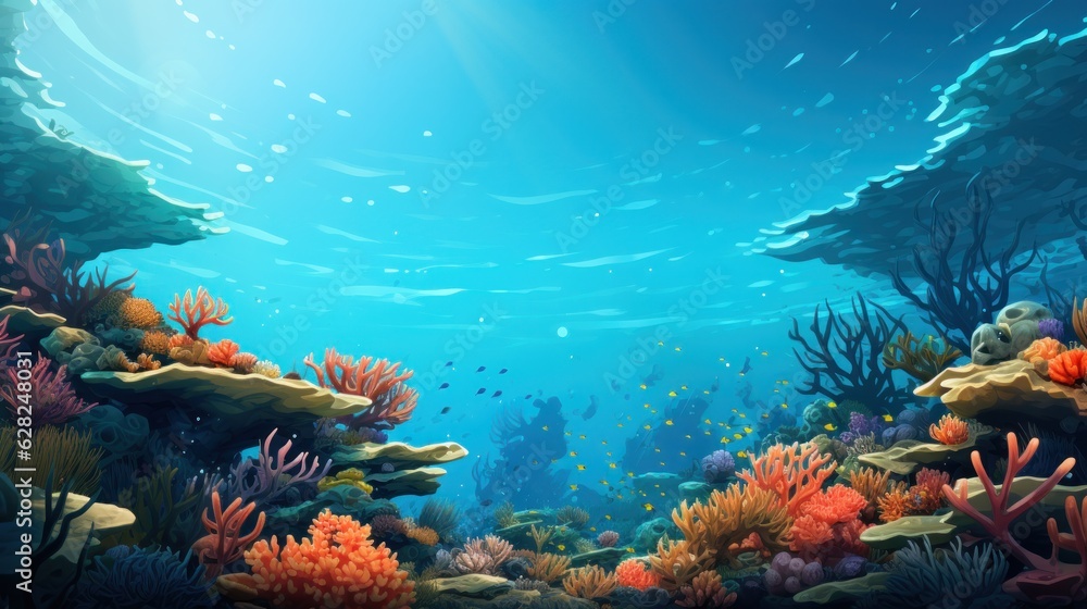 Beautifil sea reef