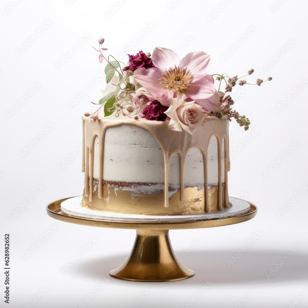 Elegant cake isolated