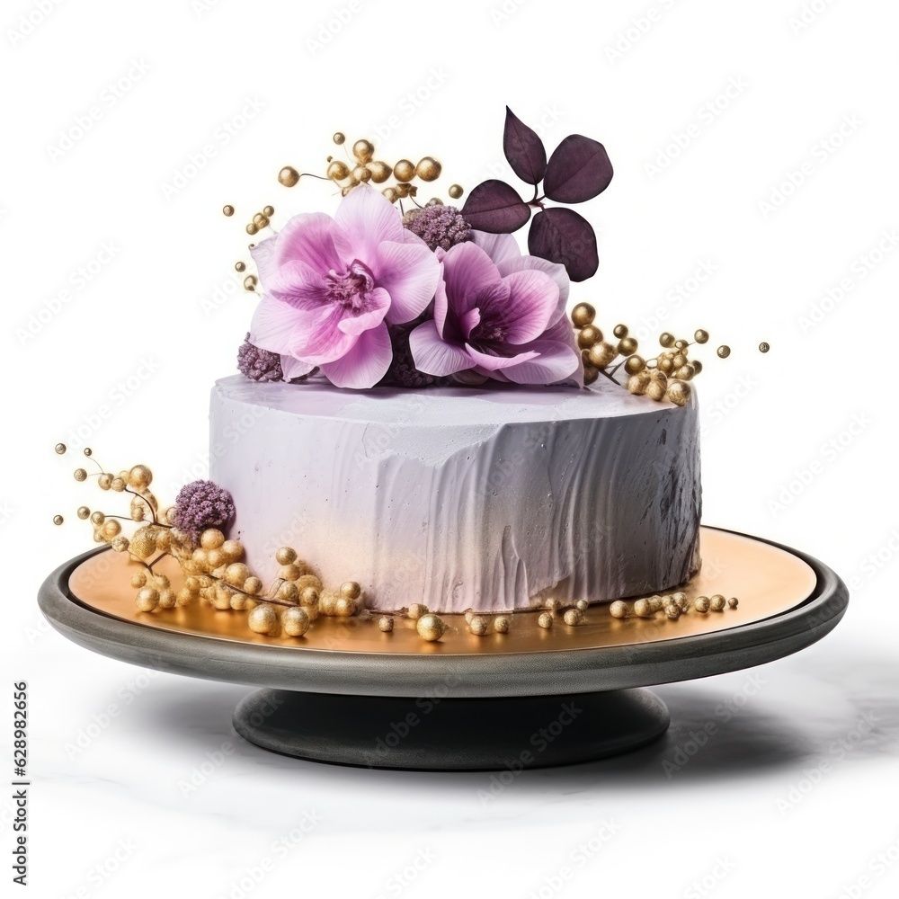 Elegant cake isolated