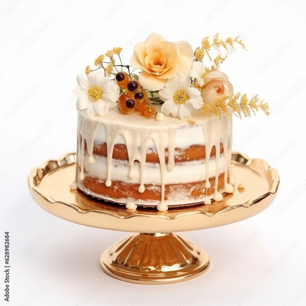 Elegant cake isolated