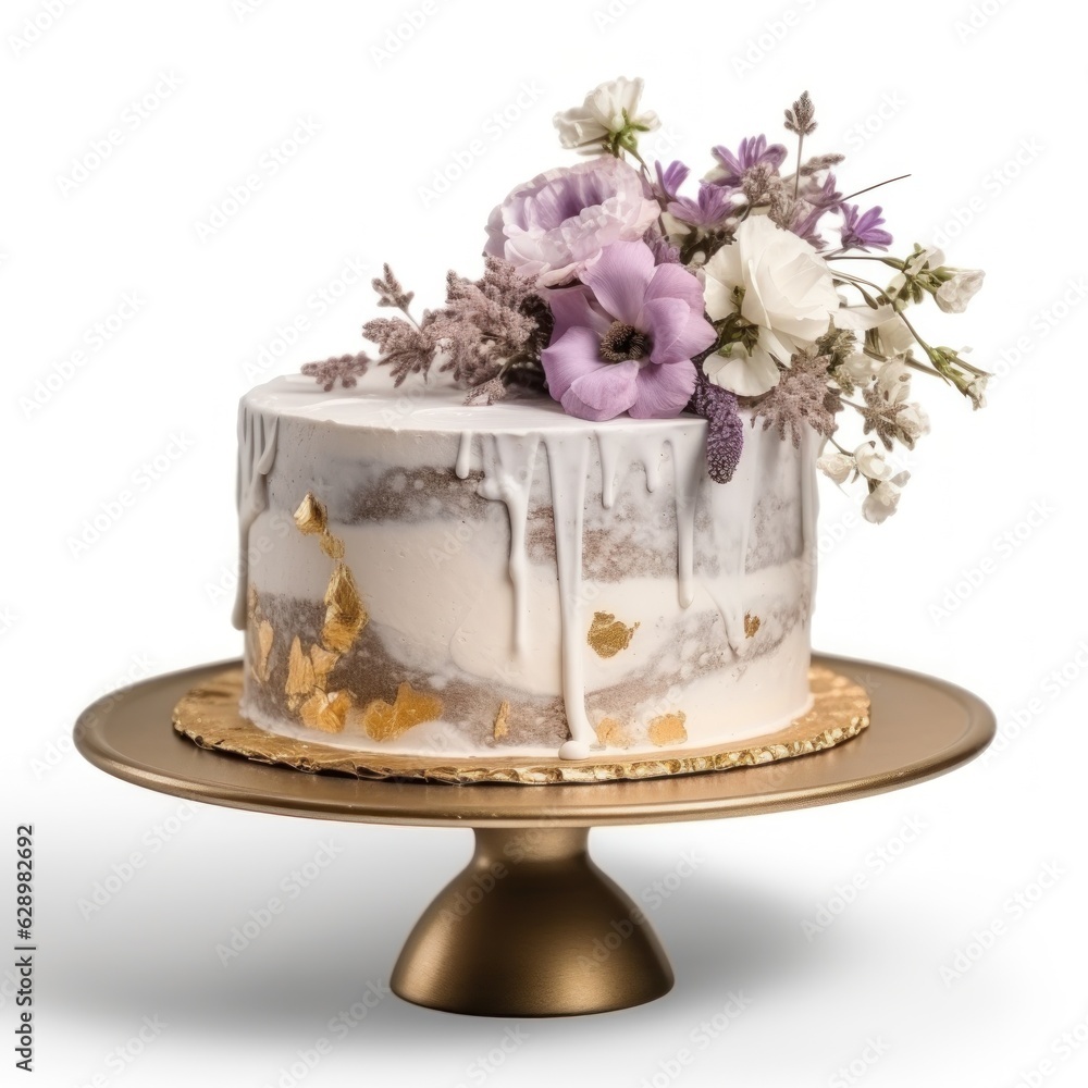 Elegant cake isolated