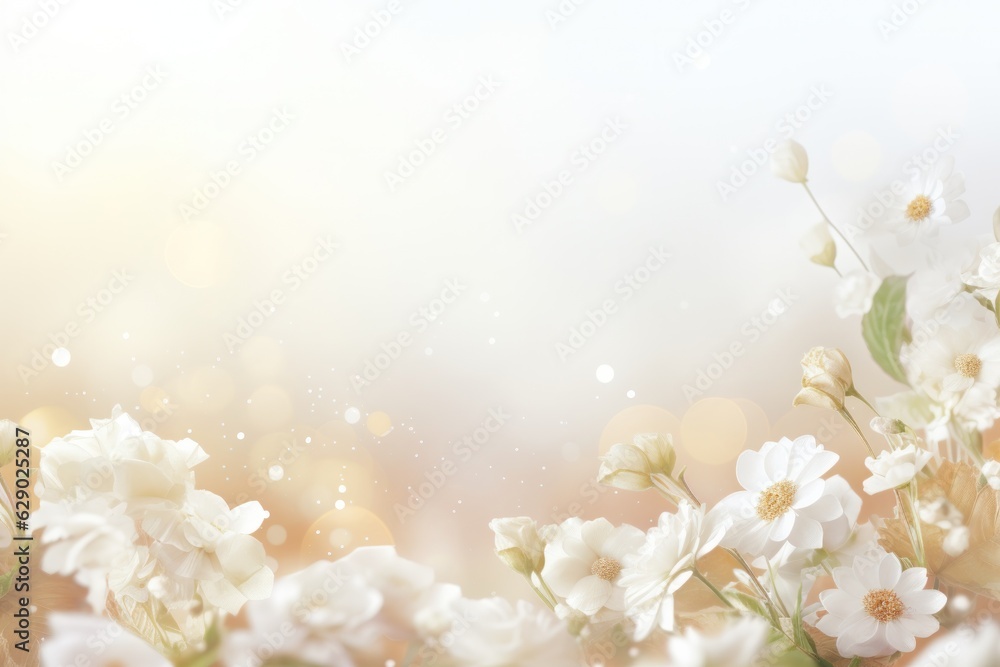 Wedding flowers background