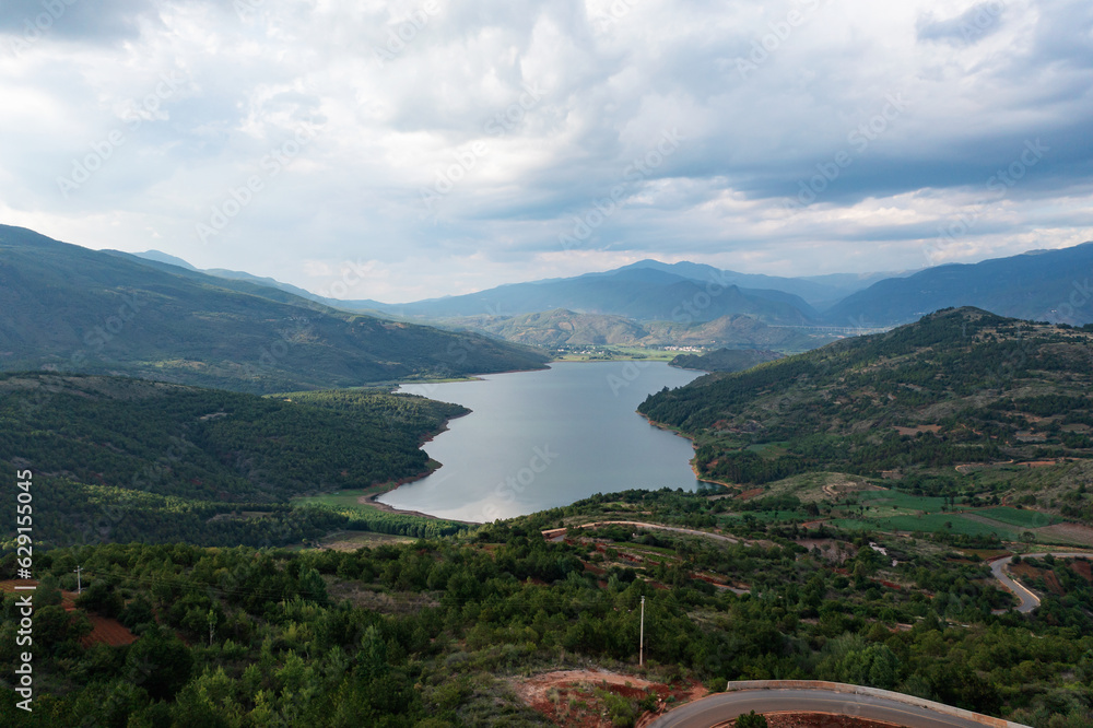 Natural reservoir in Yunnan, China.