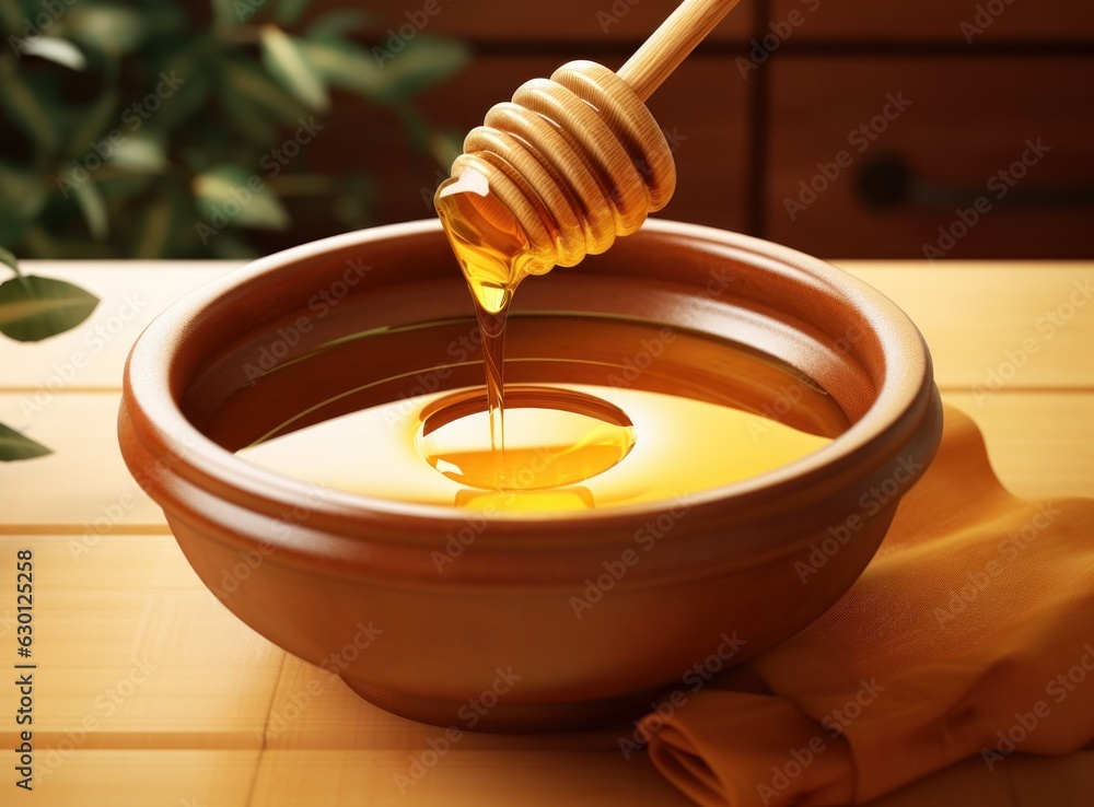 Golden honey background