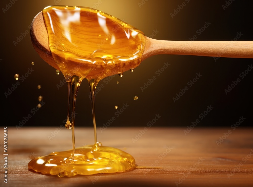 Golden honey background