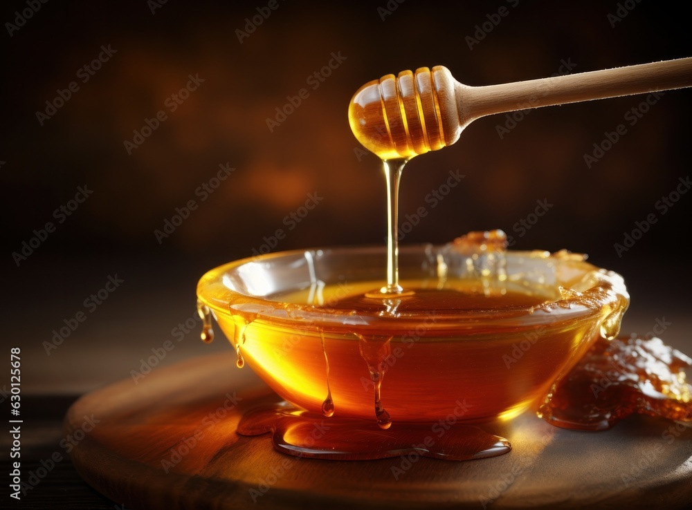 Golden honey background