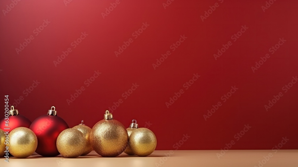 Red Christmas background