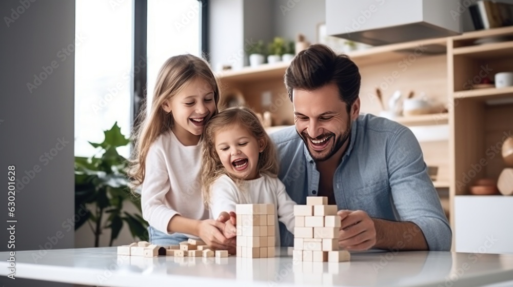 Child playing bricks