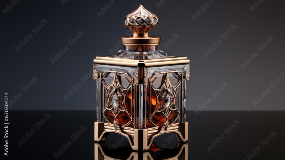 Perfume luxury bottle. Product design perfumery.