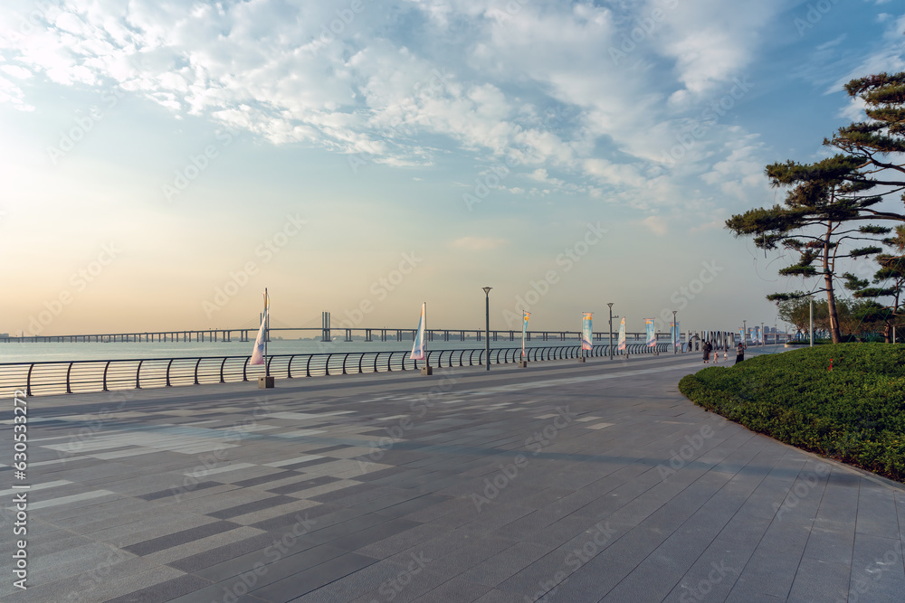 Outdoor Coastal Park Plaza Street View