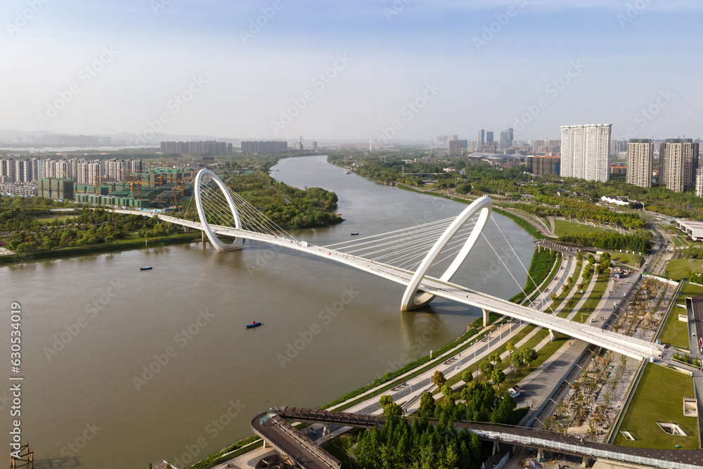 Aerospace Nanjing Financial Central City Landscape panoramic view