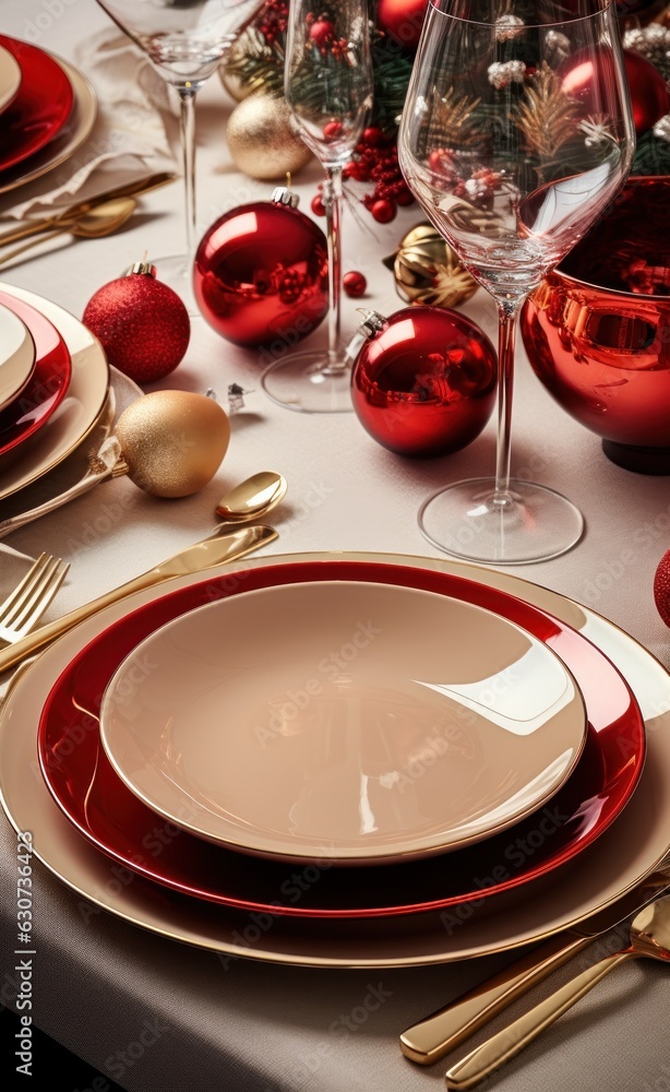 Merry Christmas dinner background