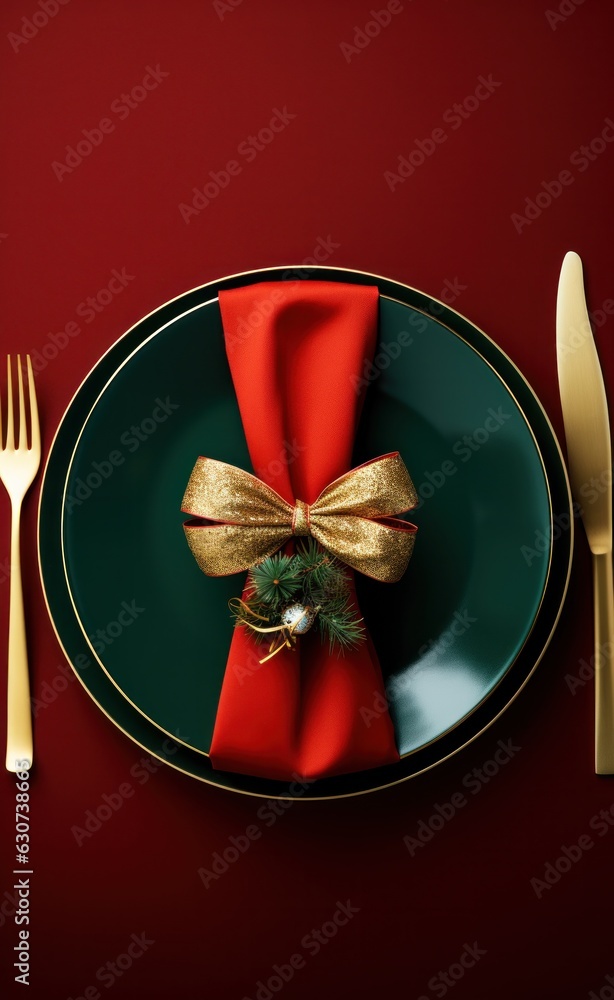 Merry Christmas dinner background