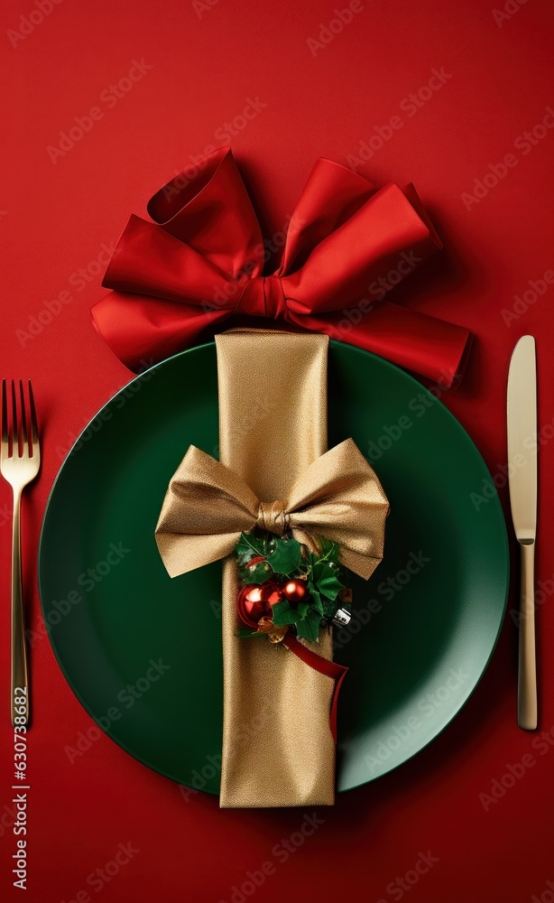 Merry Christmas dinner background