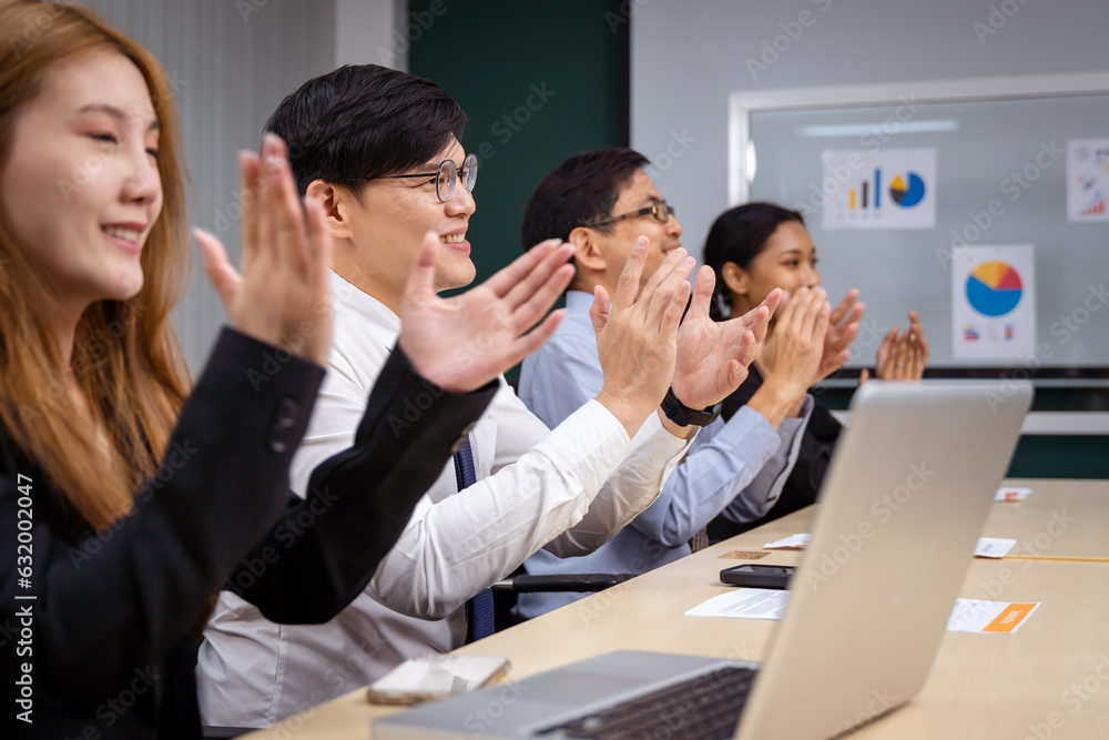 Group of multiethnic businessmen