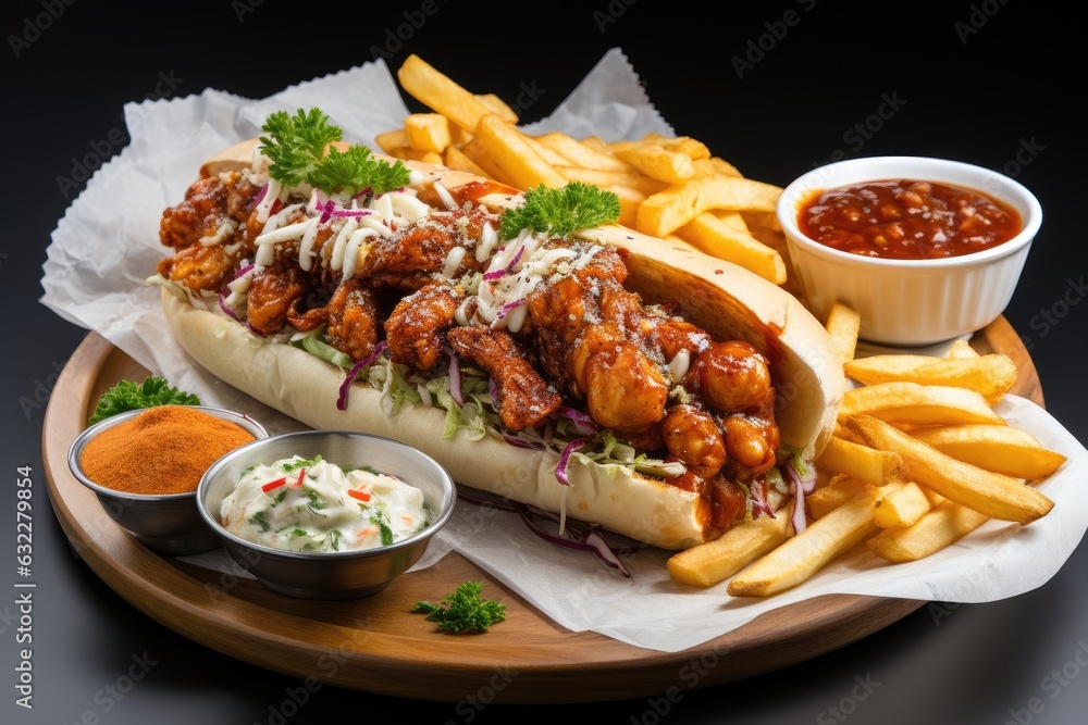 Close-up of food in plate on table