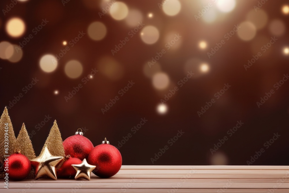 Merry Christmas background with copy space