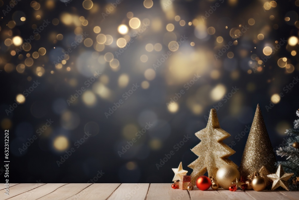 Merry Christmas background with copy space