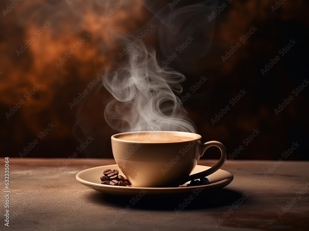 Hot fresh coffee