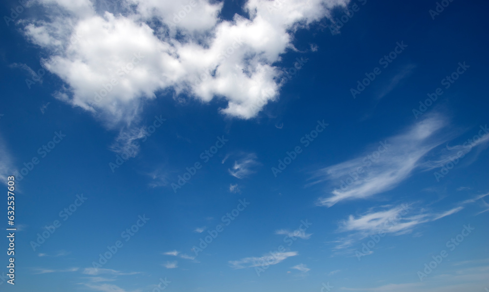 White fluffy clouds