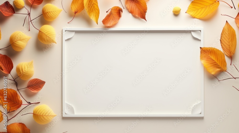 Autumn leaves background