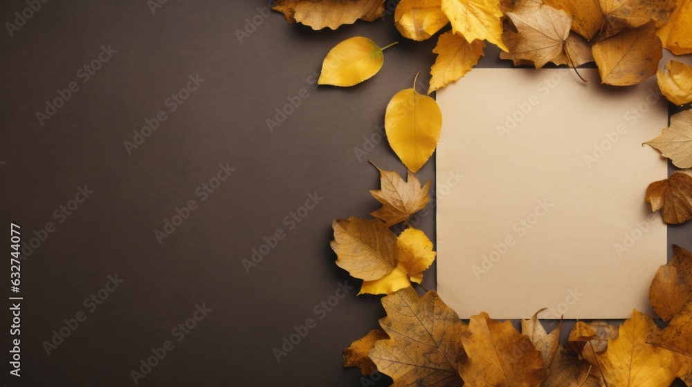 Autumn leaves background