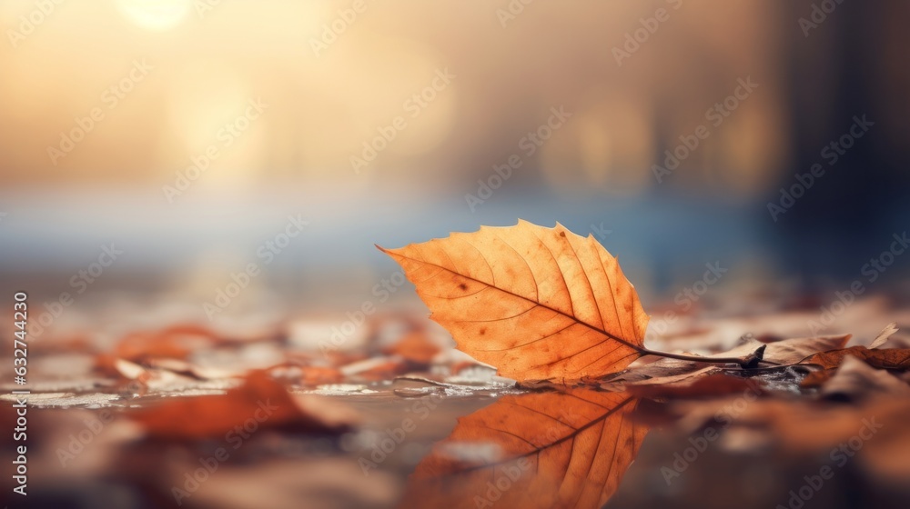 Autumn leaves background