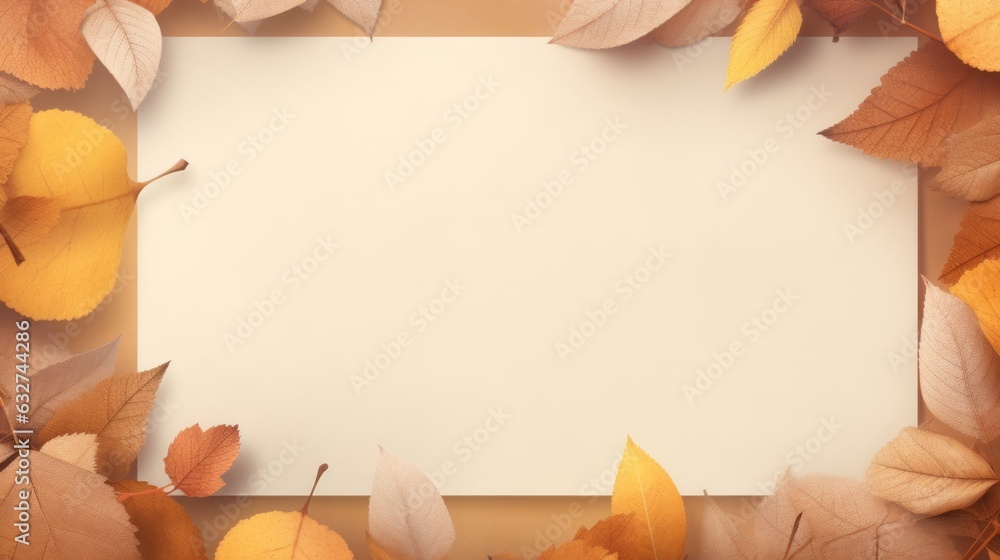 Autumn leaves background