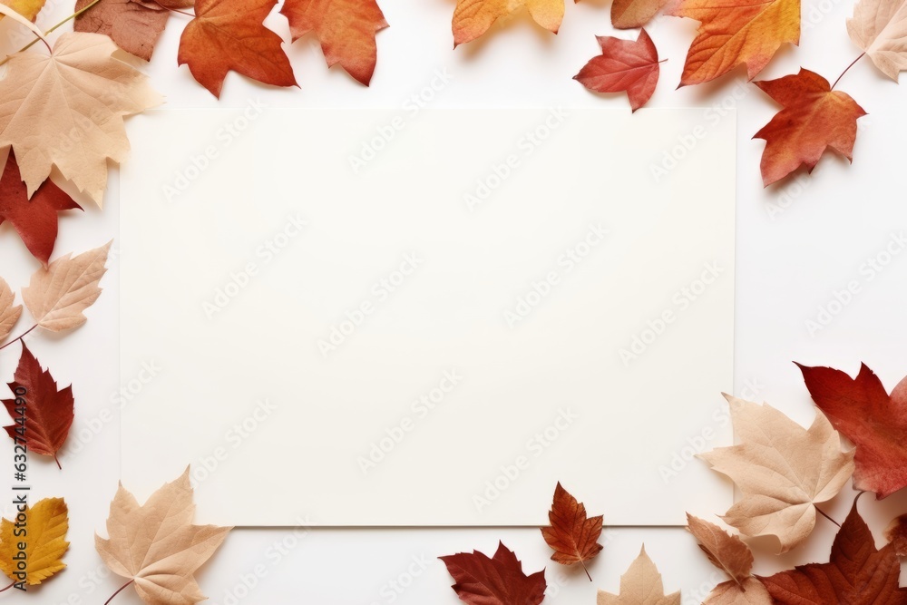 Autumn leaves background