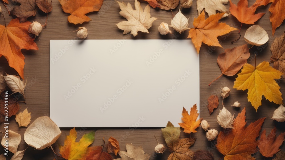 Autumn leaves background