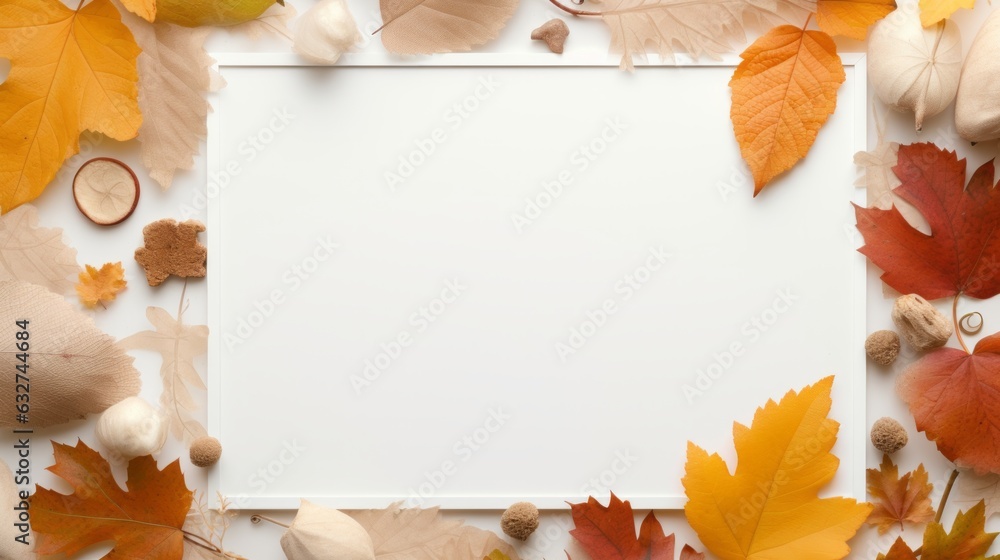 Autumn leaves background