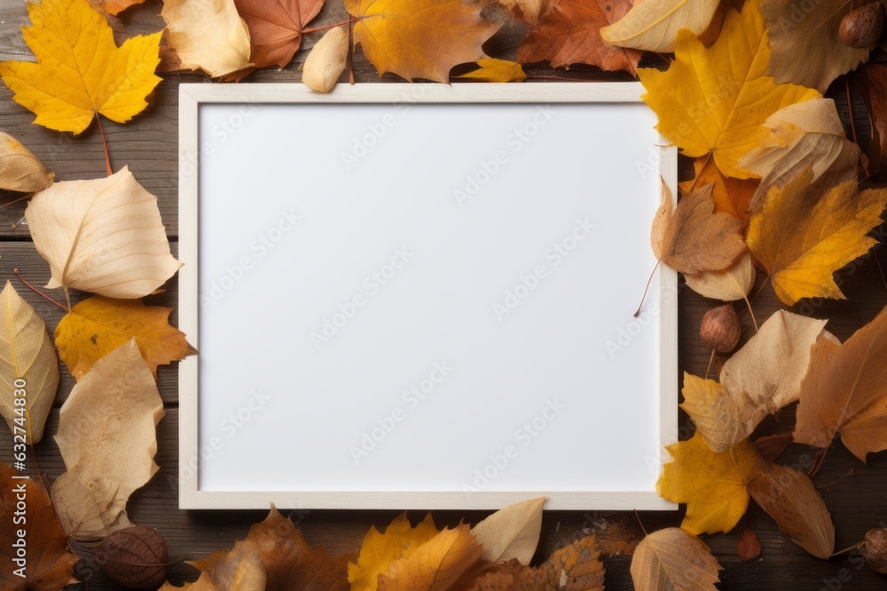 Autumn leaves background