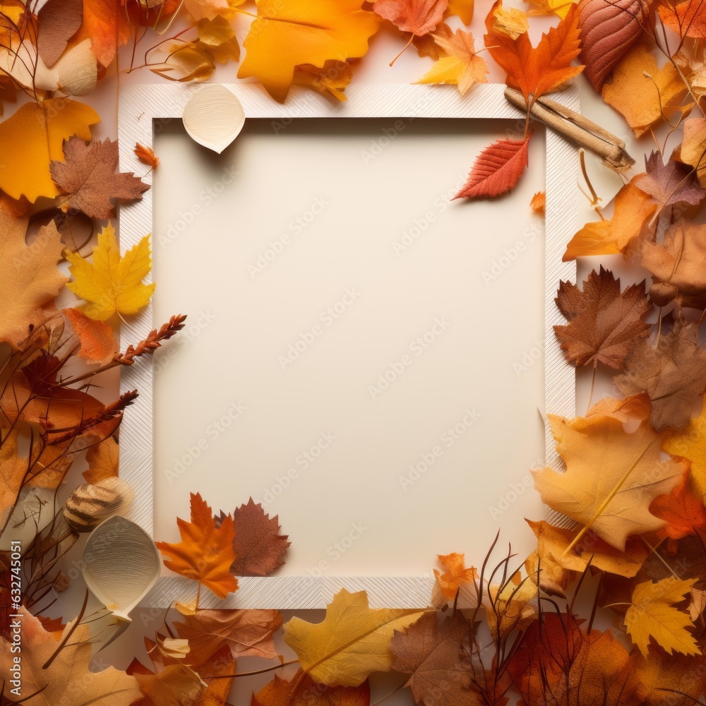 Autumn leaves background