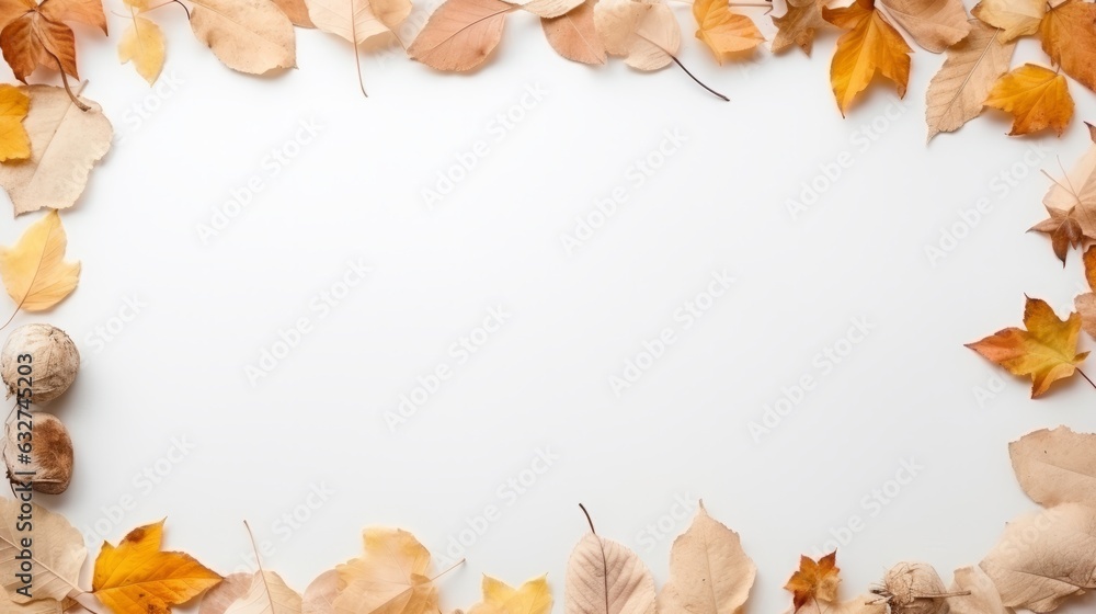 Autumn leaves background