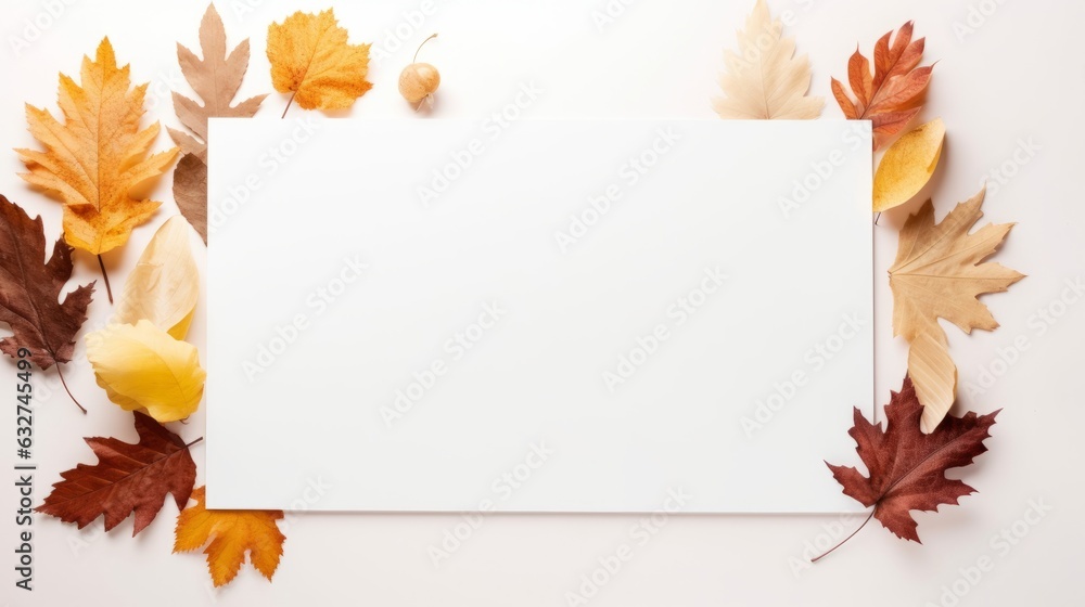 Autumn leaves background