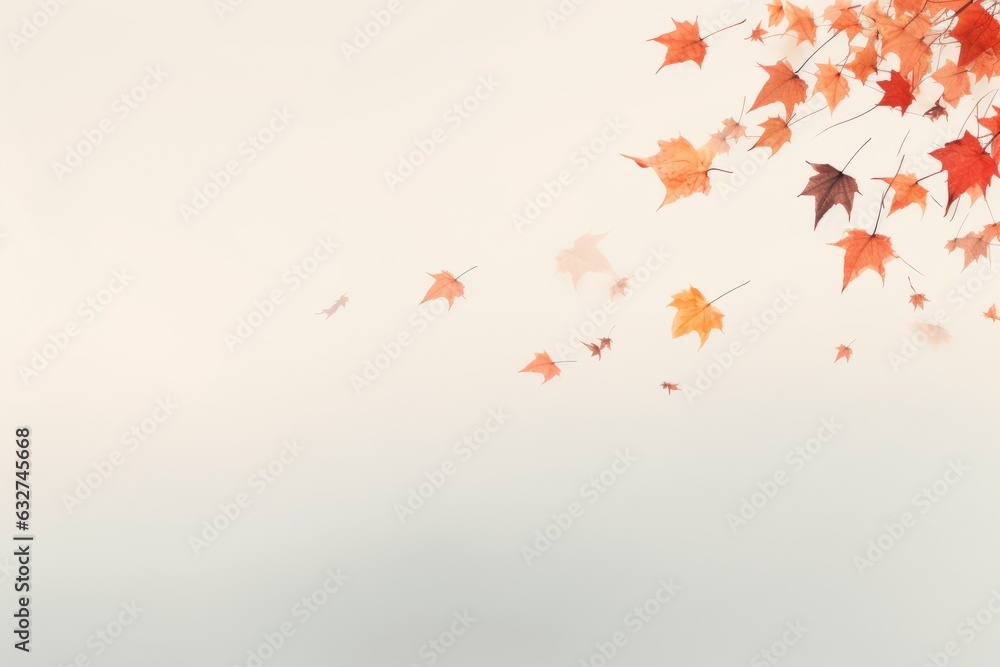 Autumn leaves background