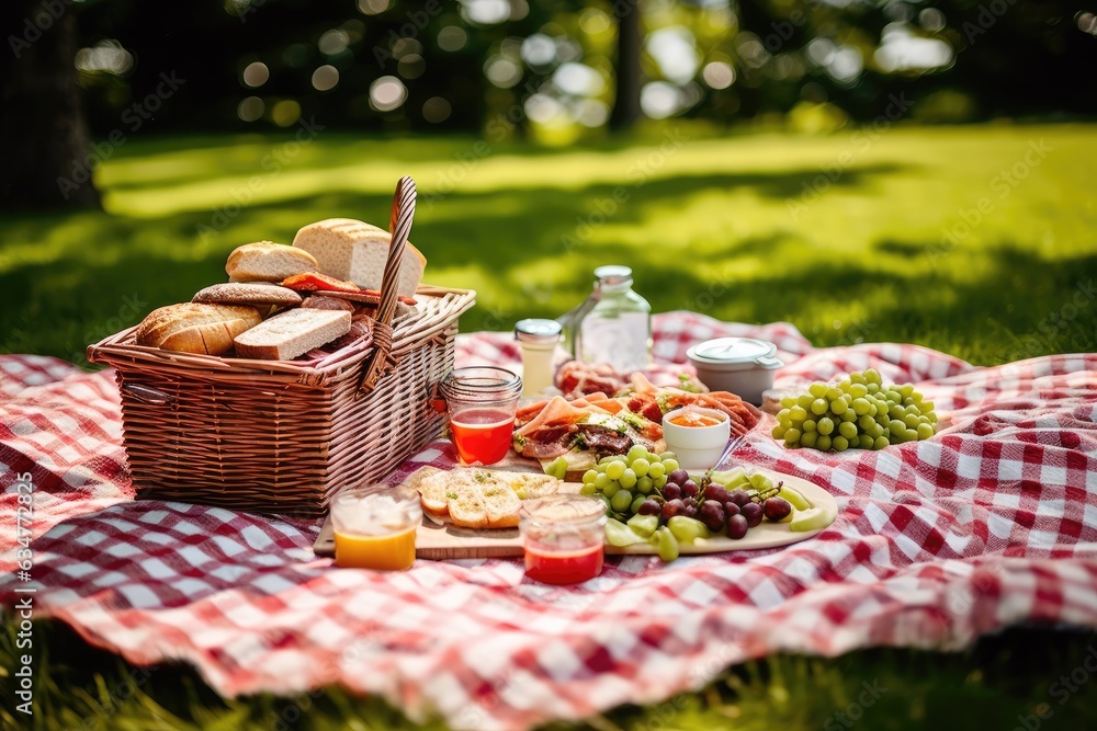 picnic in the garden