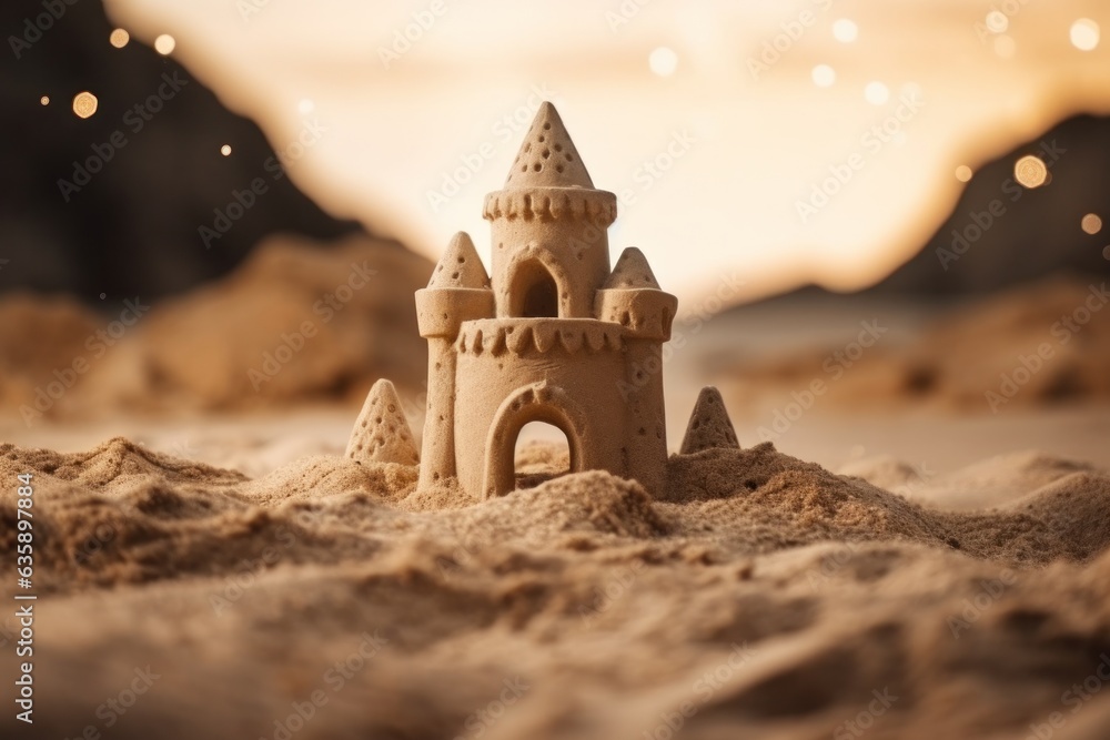 Building a sand castle