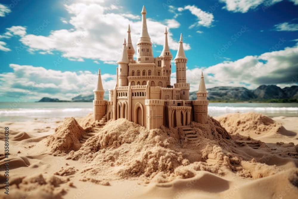 Building a sand castle