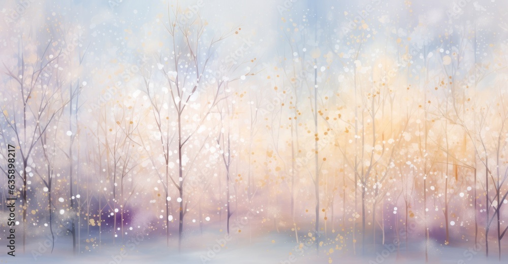 Winter natural background