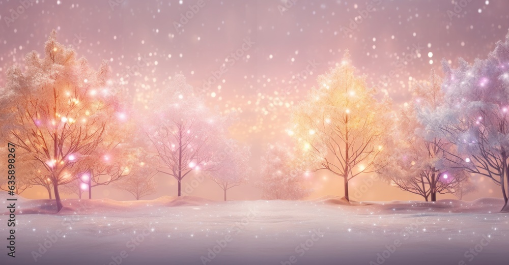 Winter natural background