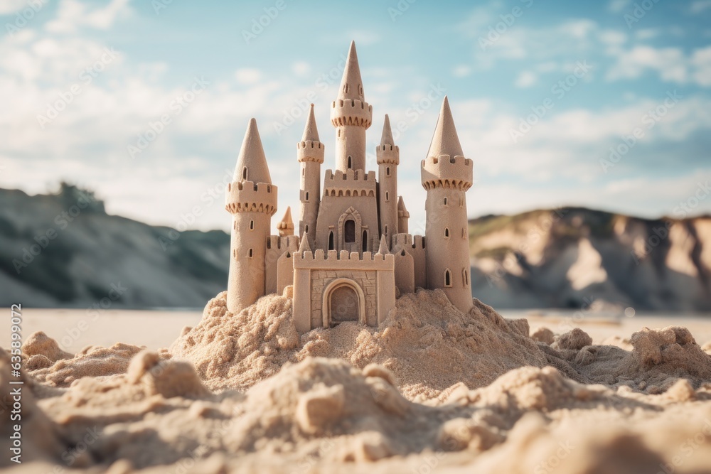 Building a sand castle