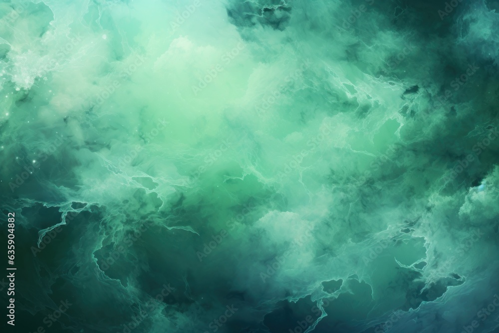 Green abstracr space background