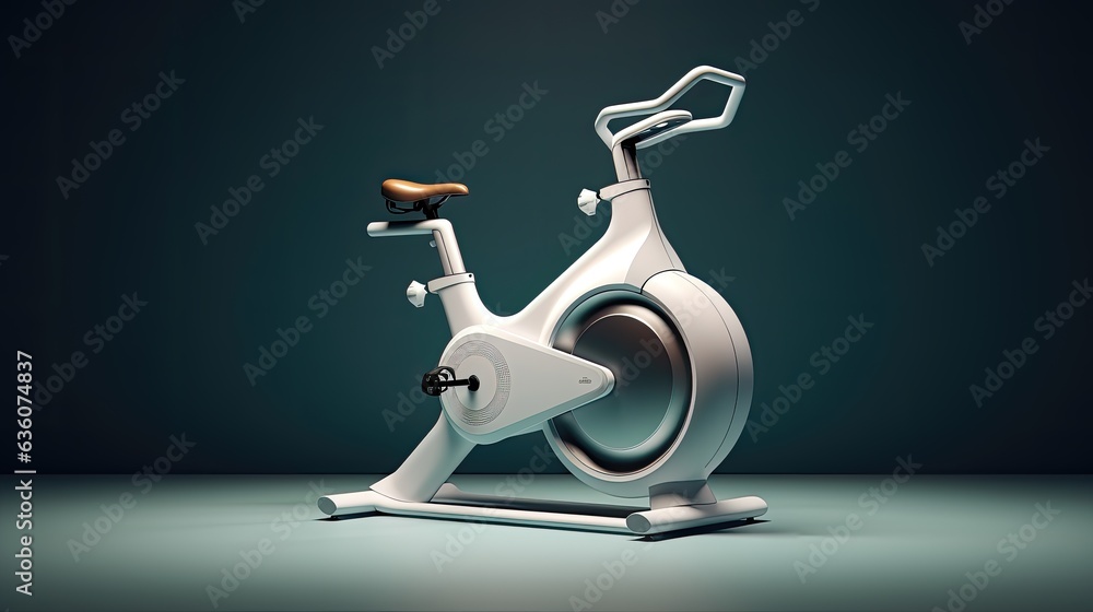 A exercise bike simple design industrial design