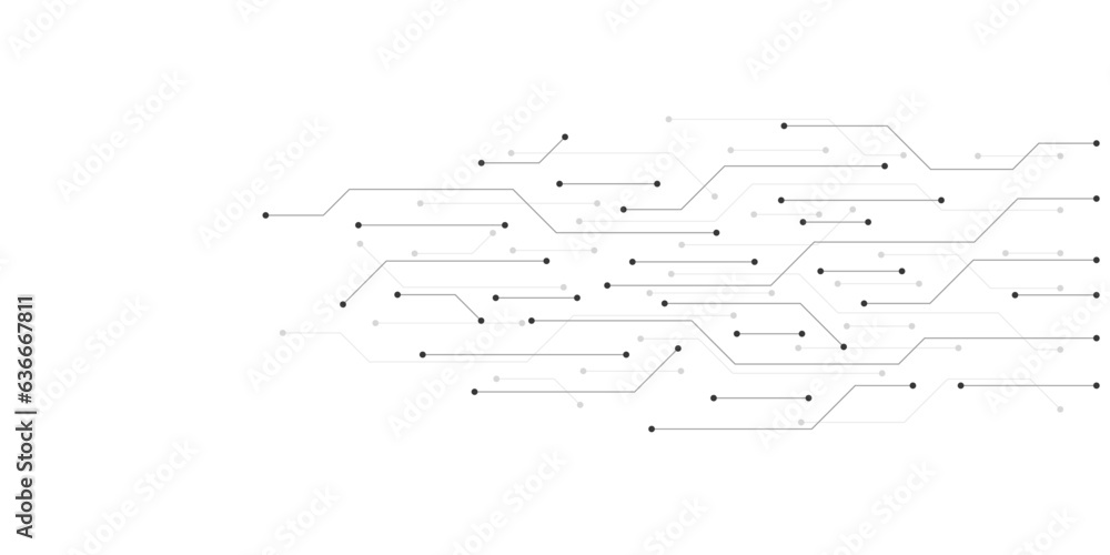 Circuit board texture with communication technology concept. Creative vector illustration