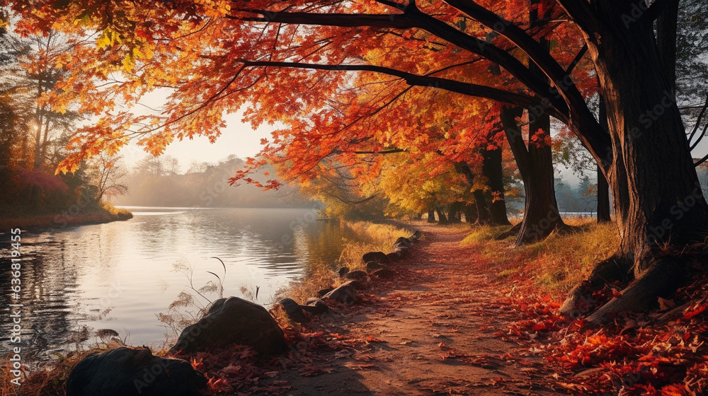 autumn in the forest